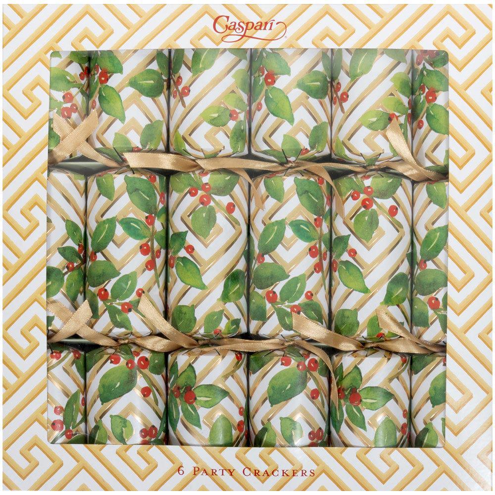 Holly And Fretwork Celebration Crackers